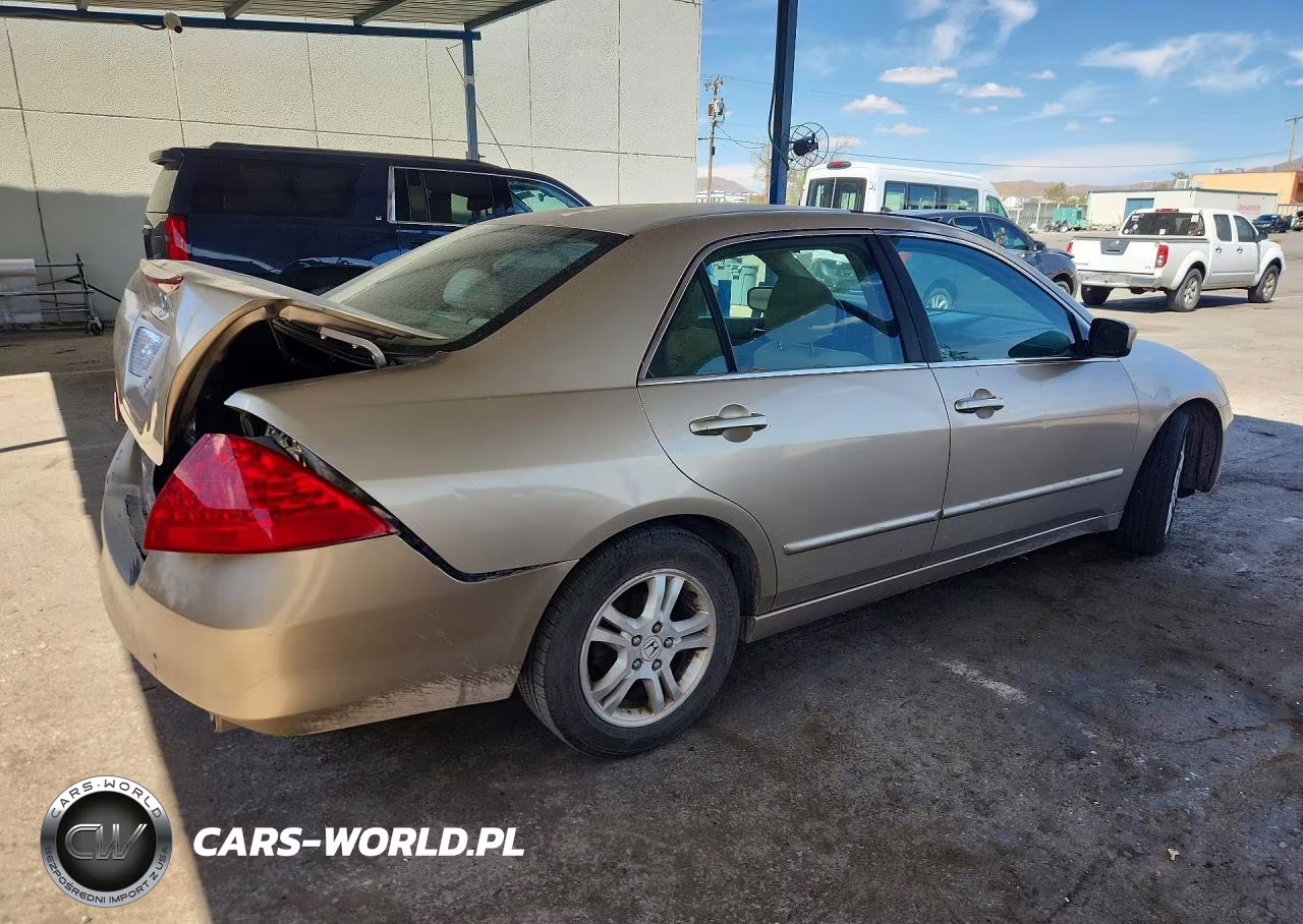 2007 Honda Accord Ex VIN:1HGCM56707A011654 - 3