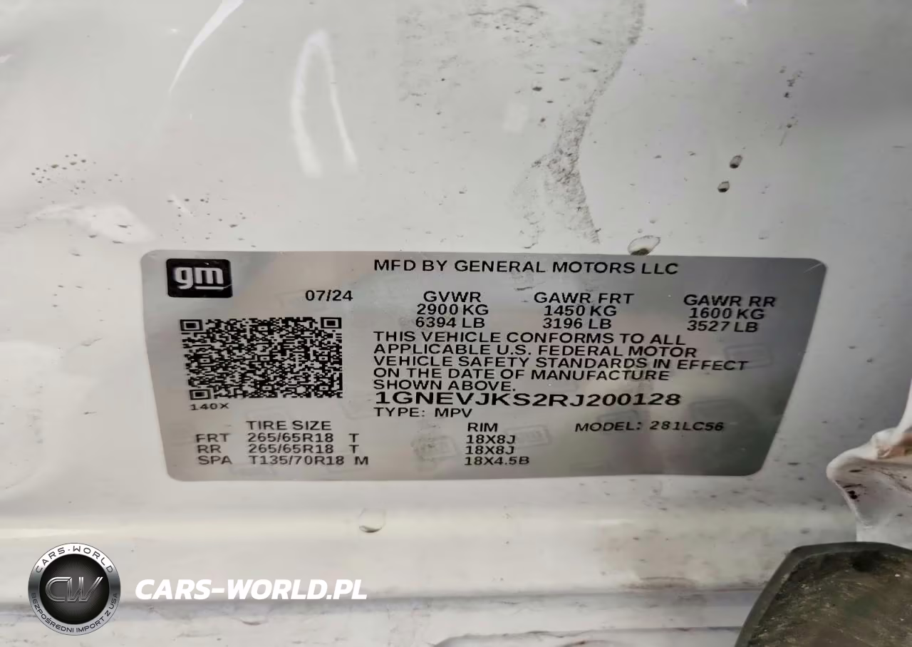 2024 Chevrolet Traverse Lt Z71 VIN:1GNEVJKS2RJ200128 - 12