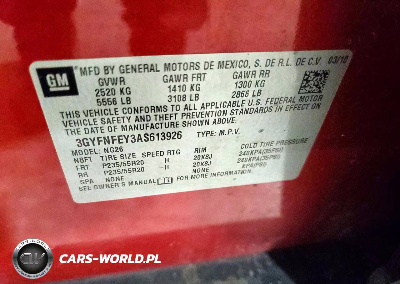 2010 Cadillac Srx Premium Collection VIN:3GYFNFEY3AS613926 - 13