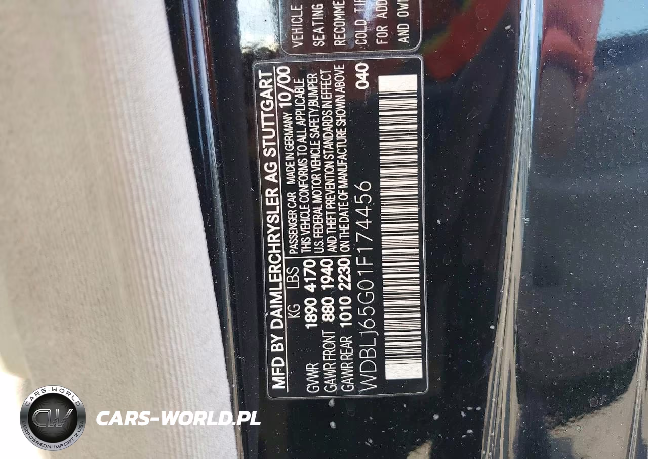 2001 Mercedes-Benz Clk 320 VIN:WDBLJ65G01F174456 - 12