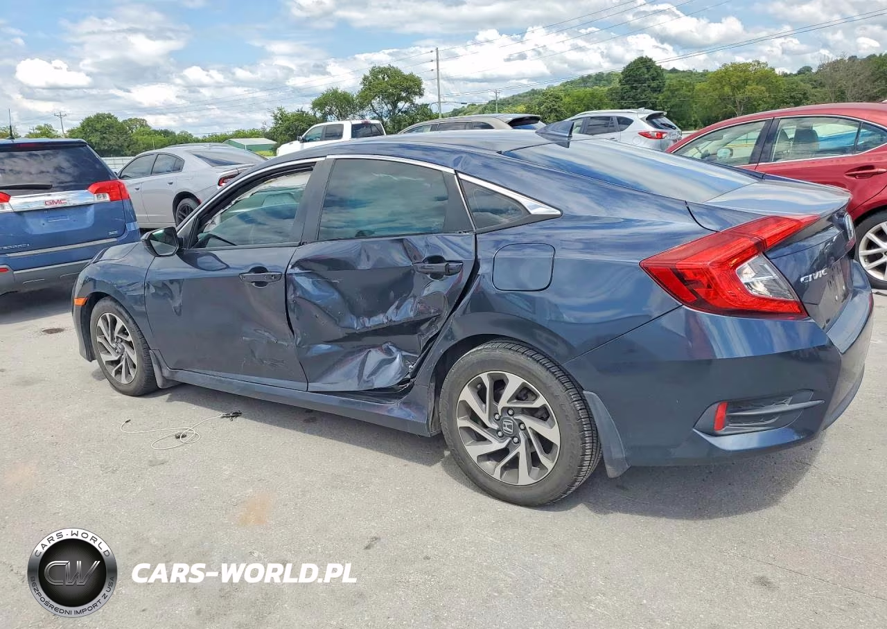 2018 Honda Civic Ex VIN:19XFC2F70JE001255 - 2