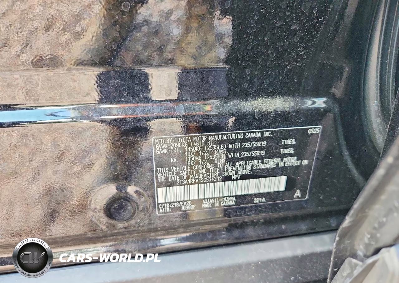 2025 Toyota Rav4 Xle Premium VIN:2T3A1RFV1SC534312 - 12