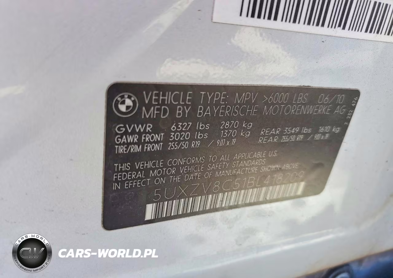 2011 BMW X5 xDrive50I VIN:5UXZV8C51BL418209 - 13
