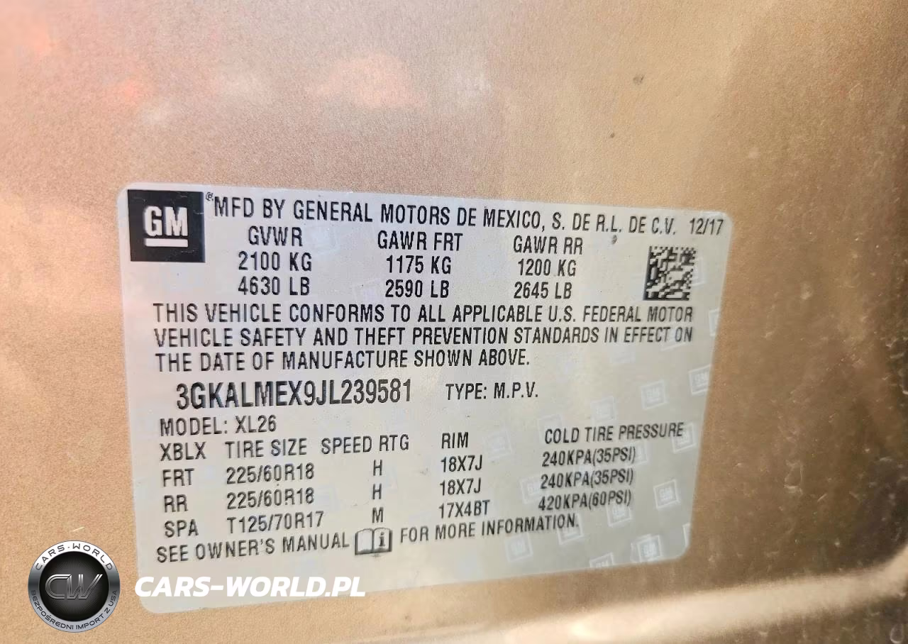 2018 GMC Terrain Sle VIN:3GKALMEX9JL239581 - 14