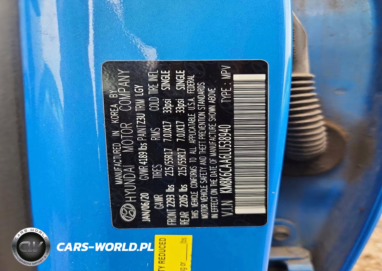 2020 Hyundai Kona Sel Plus VIN:KM8K6CAA6LU538940 - 13