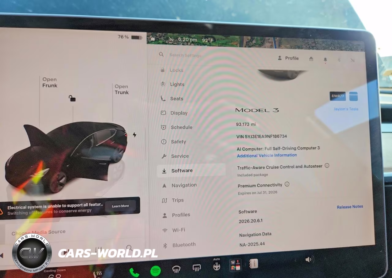 2022 Tesla Model 3 VIN:5YJ3E1EA9NF186734 - 9