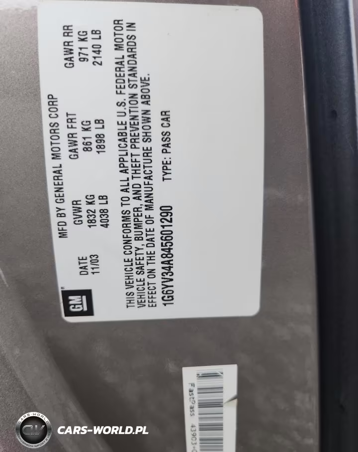 2004 Cadillac Xlr VIN:1G6YV34A145601289 - 12
