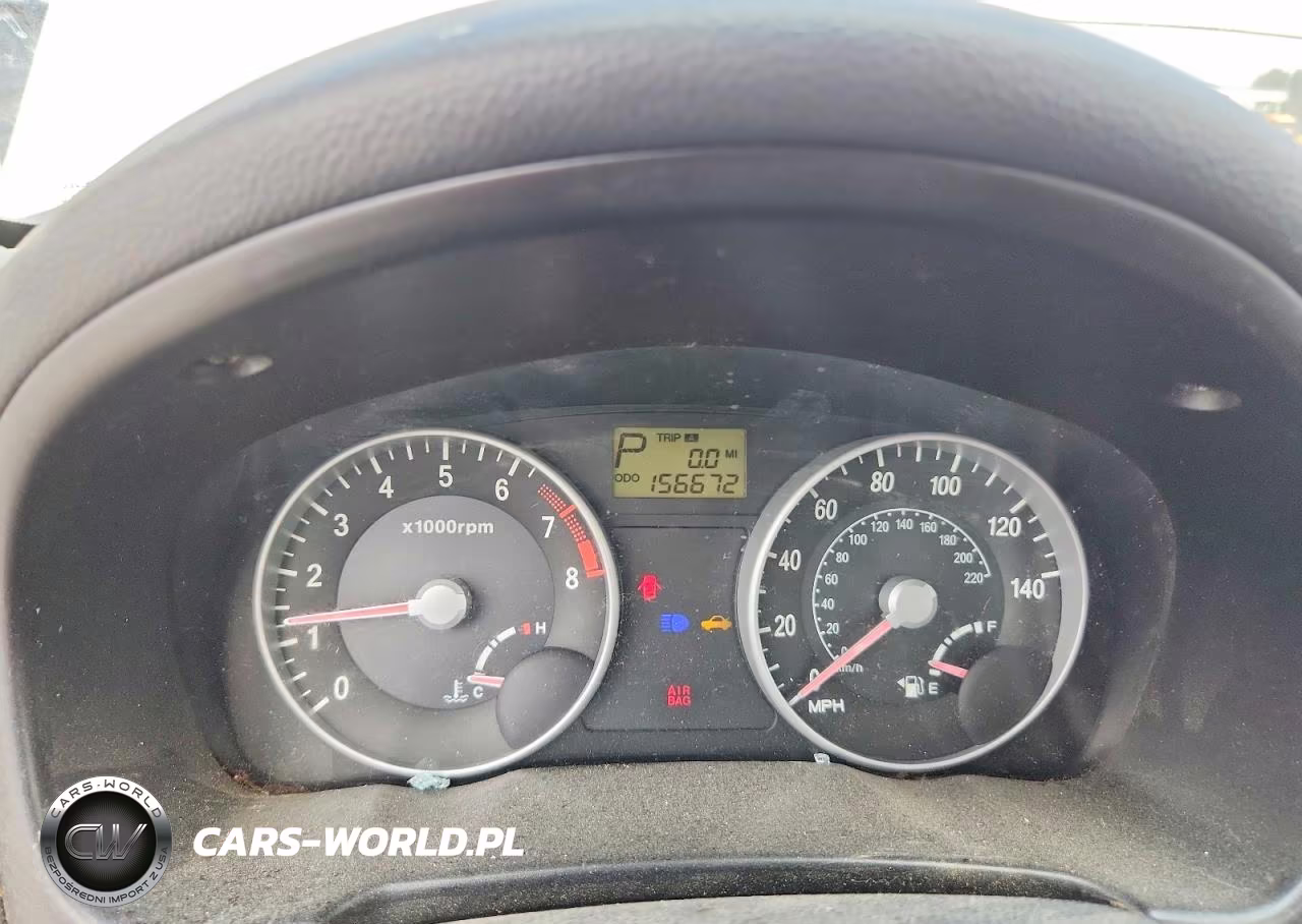 2007 Hyundai Accent Gls VIN:KMHCN46C37U156636 - 9