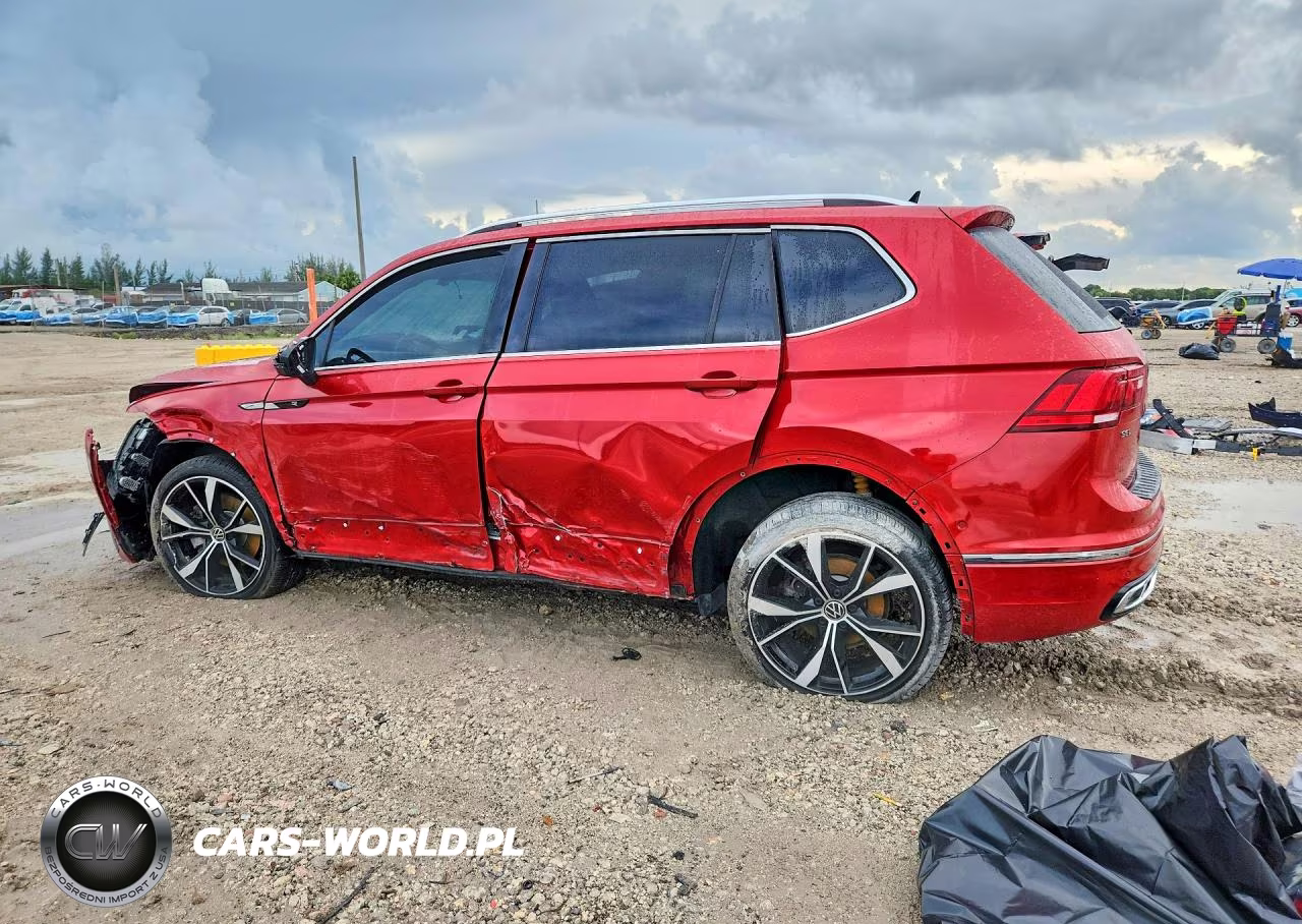 2024 Volkswagen Tiguan Sel R-Line Black VIN:3VV4B7AX1RM073793 - 2
