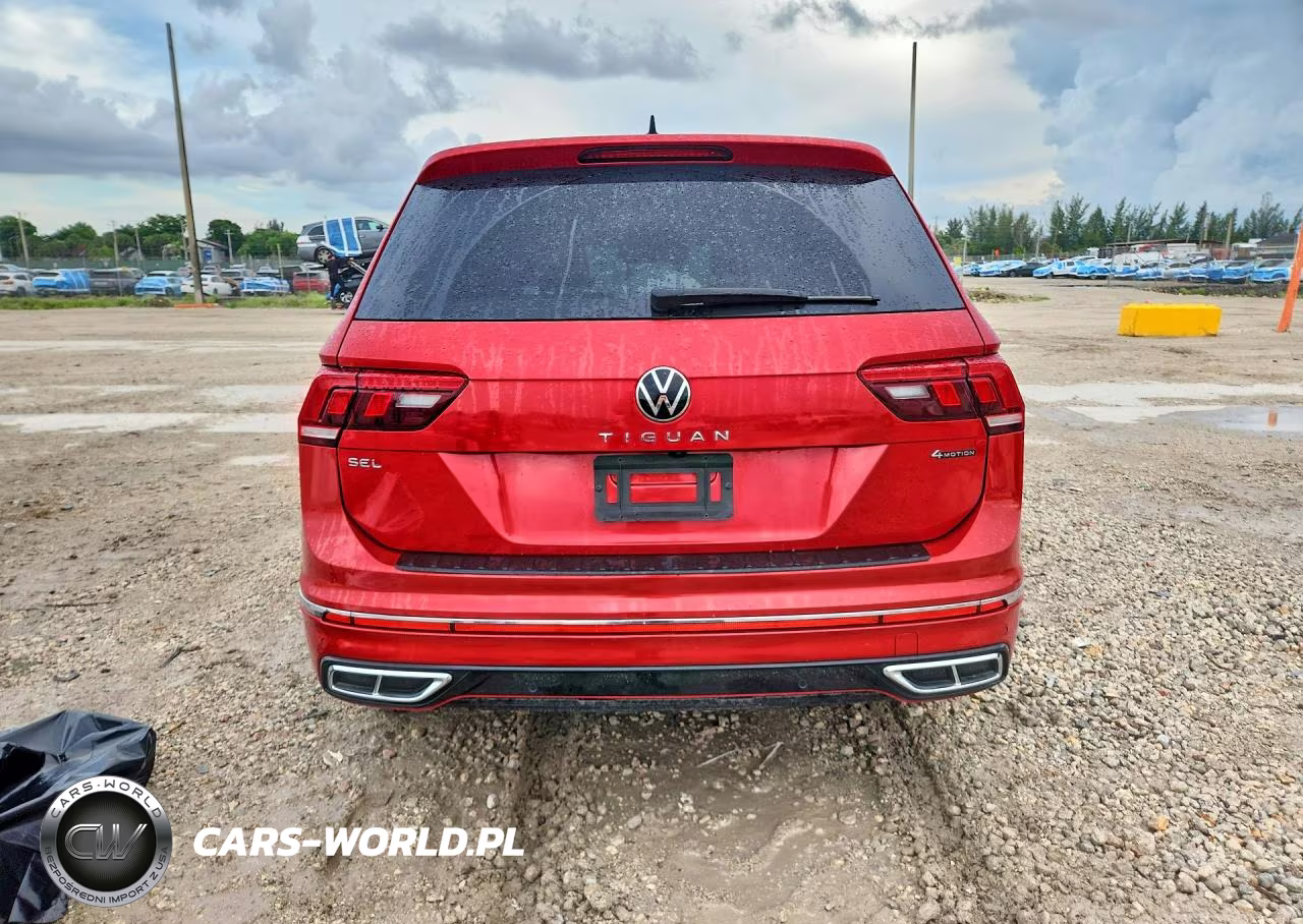 2024 Volkswagen Tiguan Sel R-Line Black VIN:3VV4B7AX1RM073793 - 6