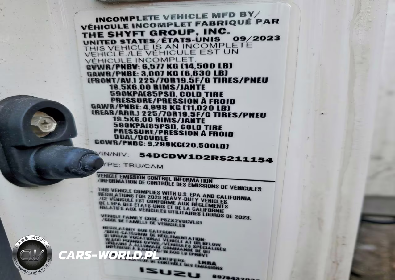 2024 Chevrolet 4500Hg Box Truck VIN:54DCDW1D2RS211154 - 14