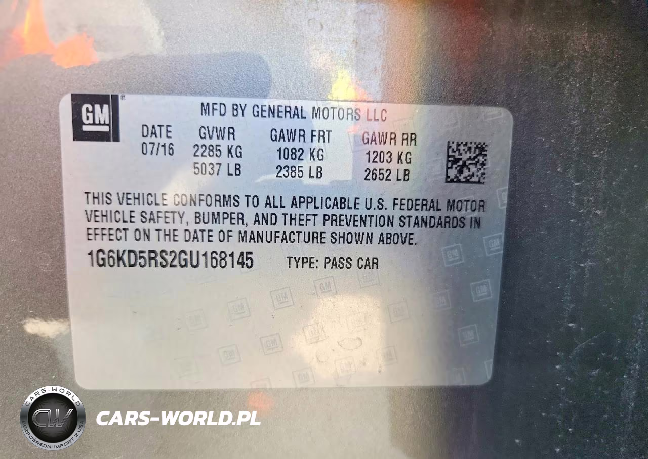 2016 Cadillac Ct6 Luxury VIN:1G6KD5RS2GU168145 - 13