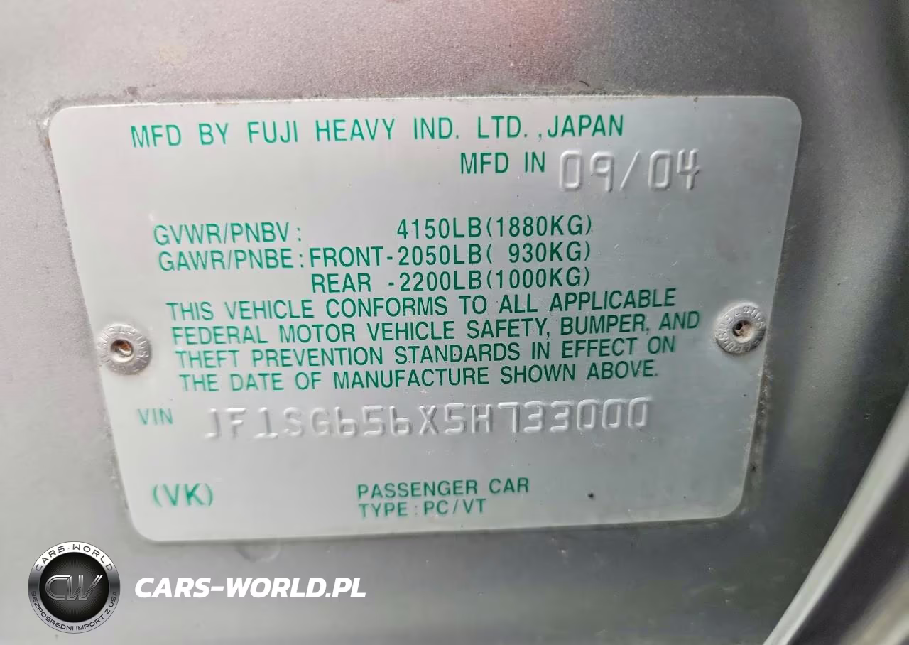 2005 Subaru Forester 2.5Xs VIN:JF1SG656X5H733000 - 12