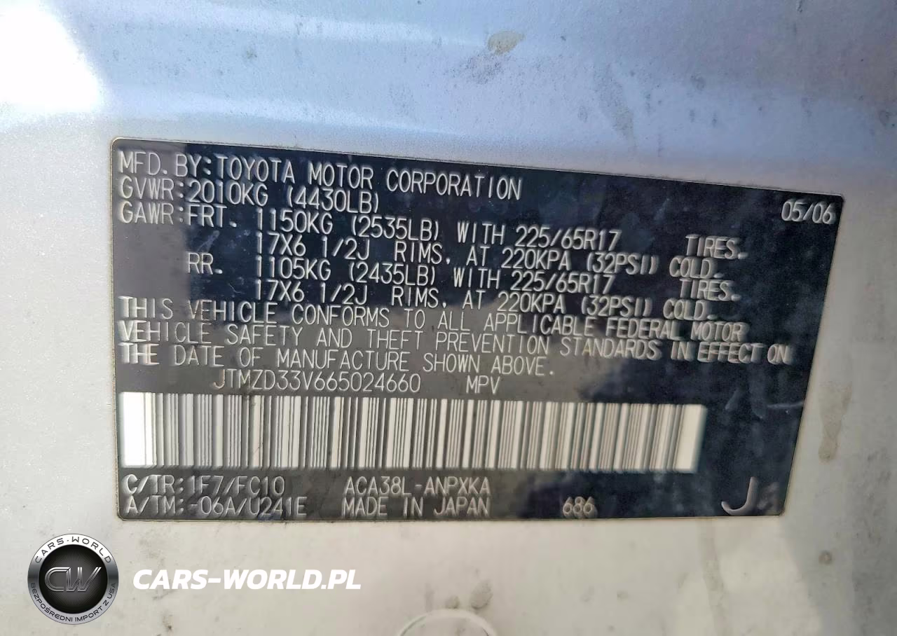 2006 Toyota Rav4 Base VIN:JTMZD33V665024660 - 13