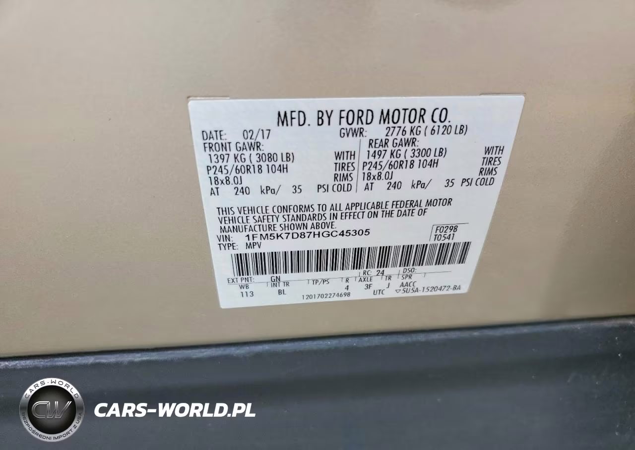 2017 Ford Explorer Xlt VIN:1FM5K7D87HGC45305 - 13