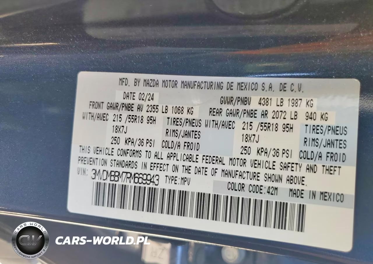 2024 Mazda Cx-30 Select VIN:3MVDMBBM7RM669943 - 13
