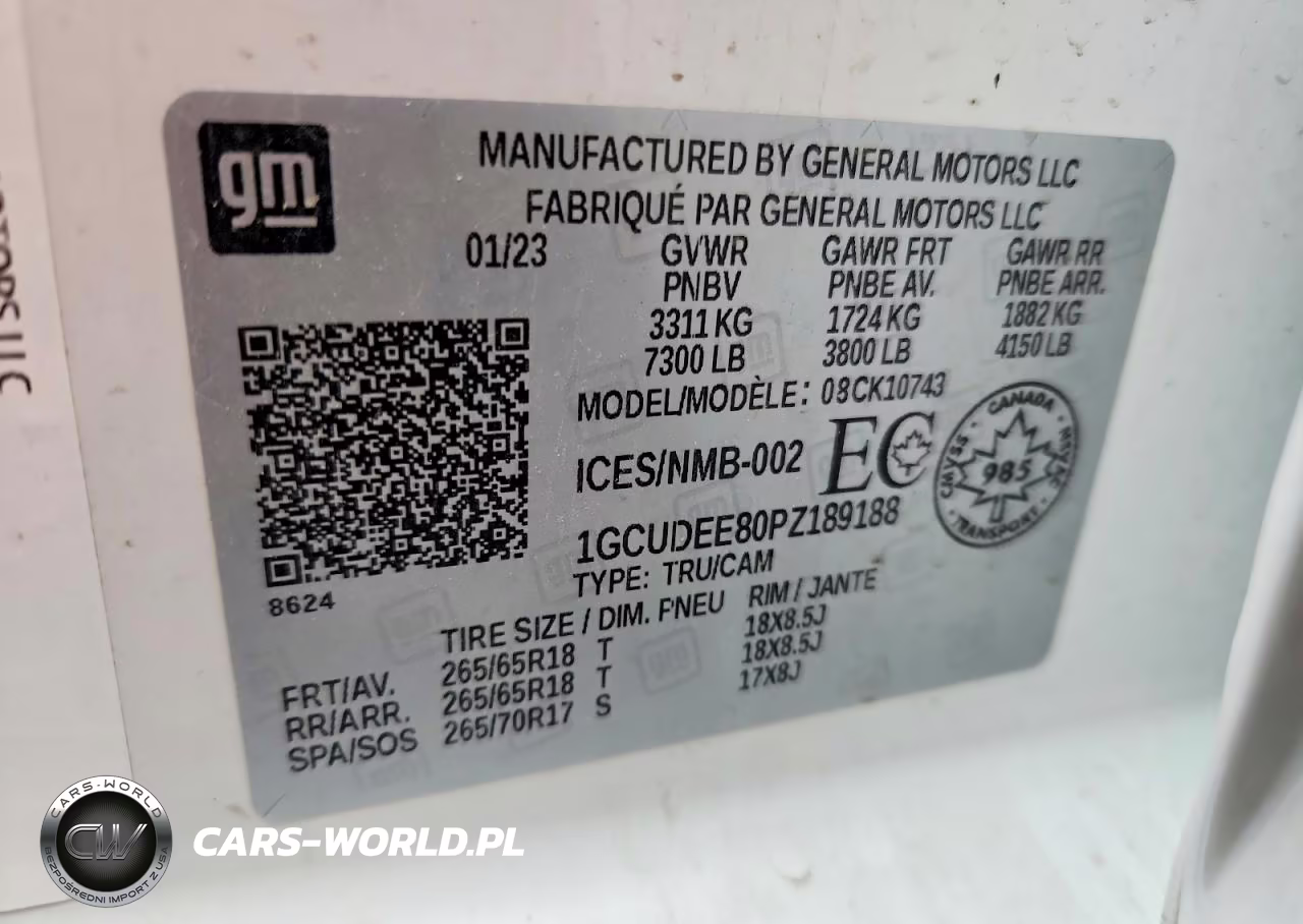 2023 Chevrolet Silverado K1500 Rst VIN:1GCUDEE80PZ189188 - 12