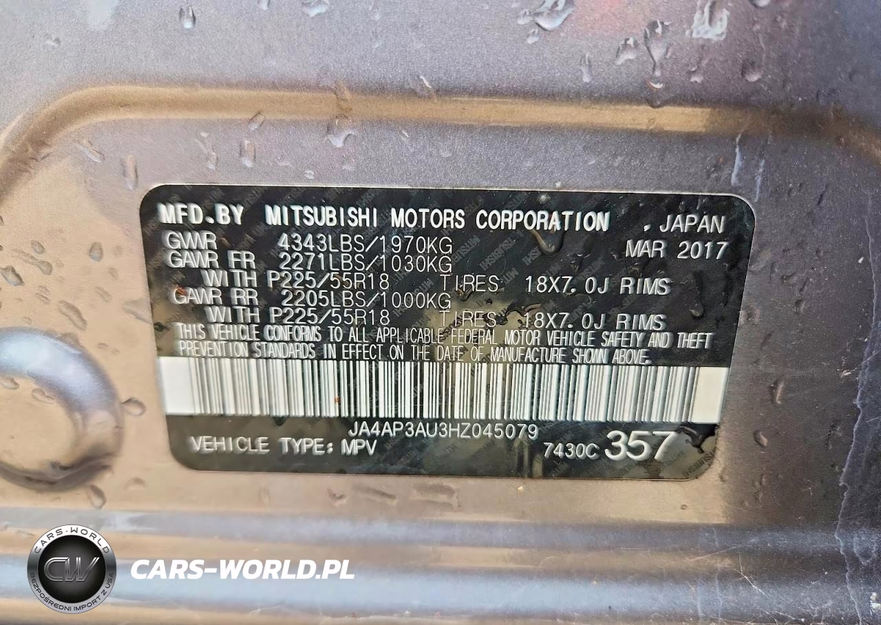 2017 Mitsubishi Outlander Sport Es VIN:JA4AP3AU3HZ045079 - 13