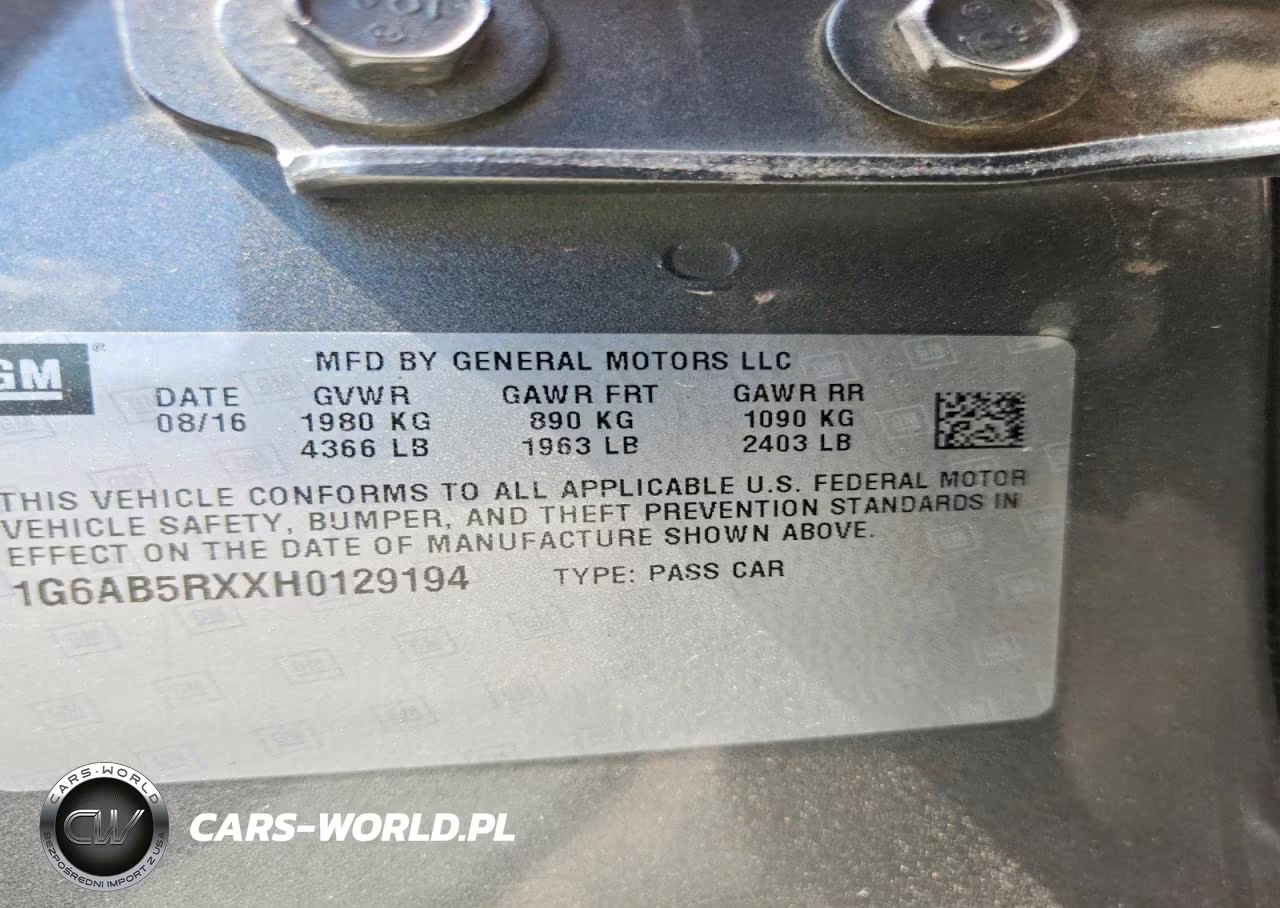 2017 Cadillac Ats Luxury VIN:1G6AB5RXXH0129194 - 12