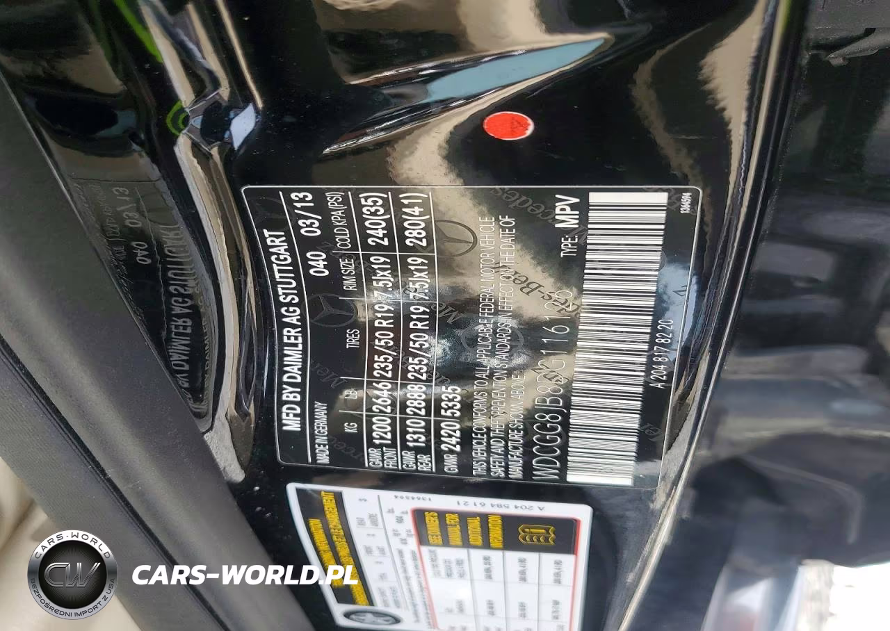 2013 Mercedes-Benz Glk 350 4Matic VIN:WDCGG8JB8DG116126 - 13