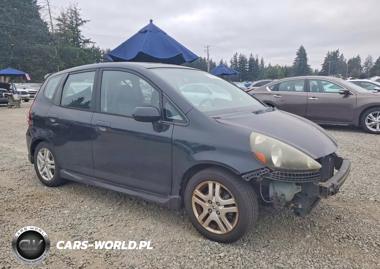 2007 Honda Fit S VIN:JHMGD38627S052160 - 4