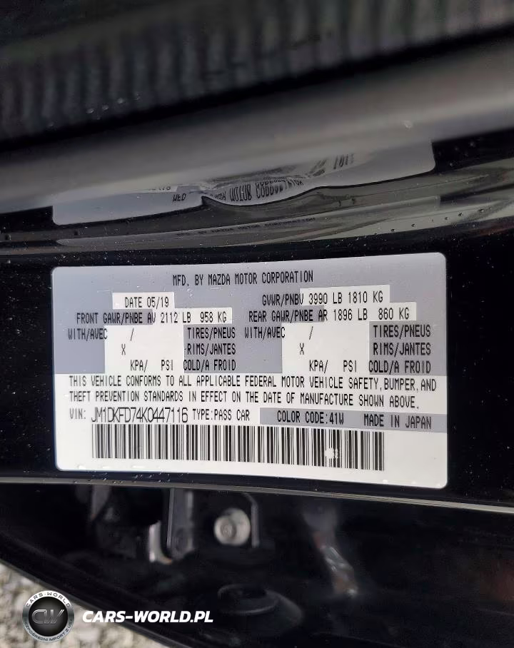 2019 Mazda Cx-3 Grand Touring VIN:JM1DKFD74K0447116 - 13