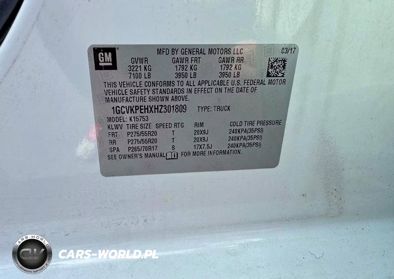 2017 Chevrolet Silverado K1500 Custom VIN:1GCVKPEHXHZ301809 - 12