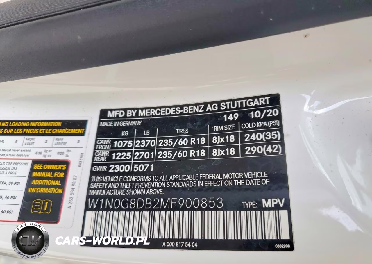 2021 Mercedes-Benz Glc 300 VIN:W1N0G8DB2MF900853 - 12