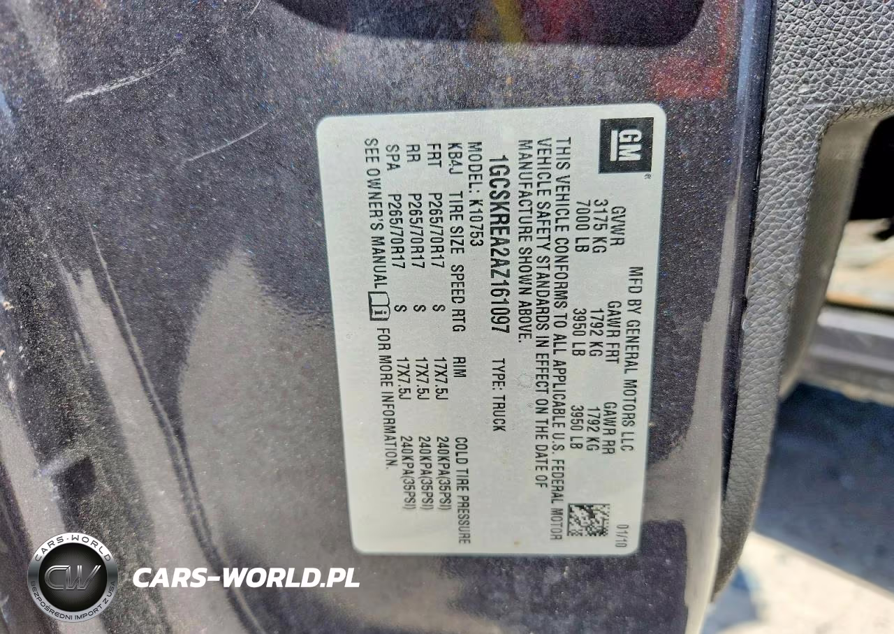 2010 Chevrolet Silverado K1500 Ls VIN:1GCSKREA2AZ161097 - 12