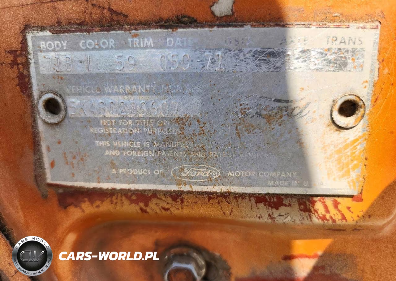 1965 Ford Fairmont VIN:5K48C209607 - 12