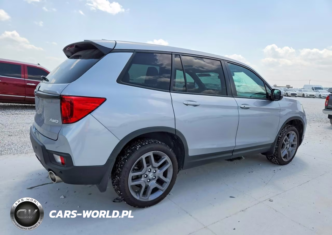 2022 Honda Passport Exl VIN:5FNYF8H59NB027724 - 3