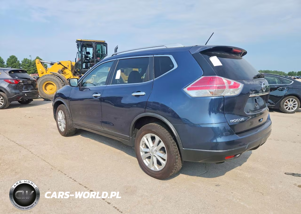 2015 Nissan Rogue Sv VIN:KNMAT2MV3FP525633 - 2