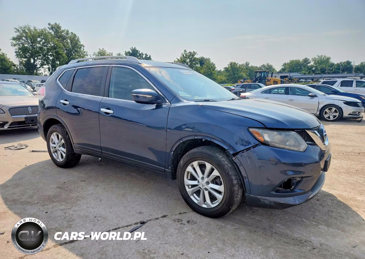 2015 Nissan Rogue Sv VIN:KNMAT2MV3FP525633 - 4