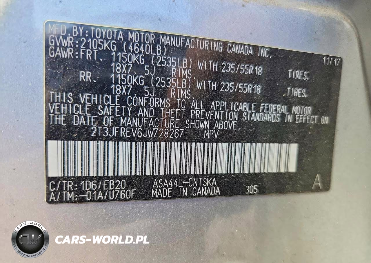 2018 Toyota Rav4 Se VIN:2T3JFREV6JW728267 - 13