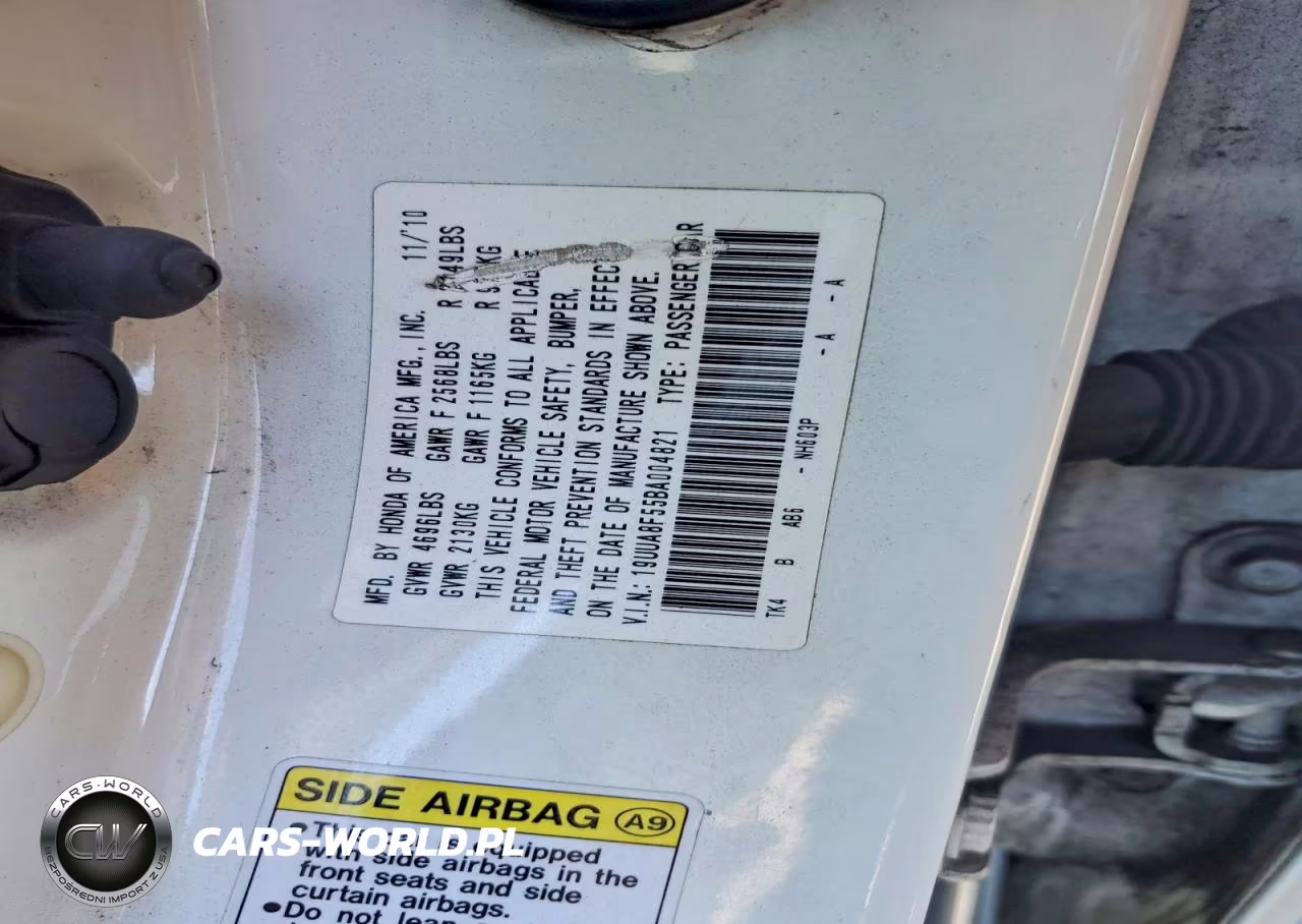 2011 Acura Tl VIN:19UUA8F55BA004821 - 12