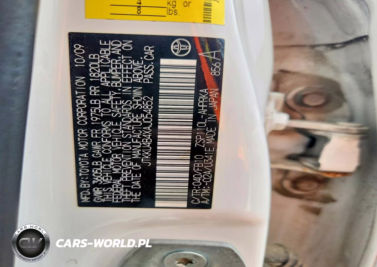 2010 Scion Xd Base VIN:JTKKU4B4XAJ054852 - 12