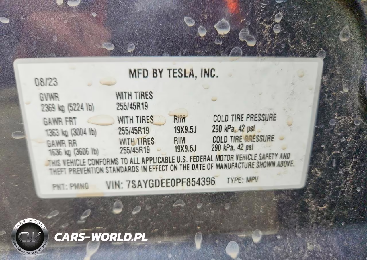 2023 Tesla Model Y VIN:7SAYGDEE0PF854396 - 13