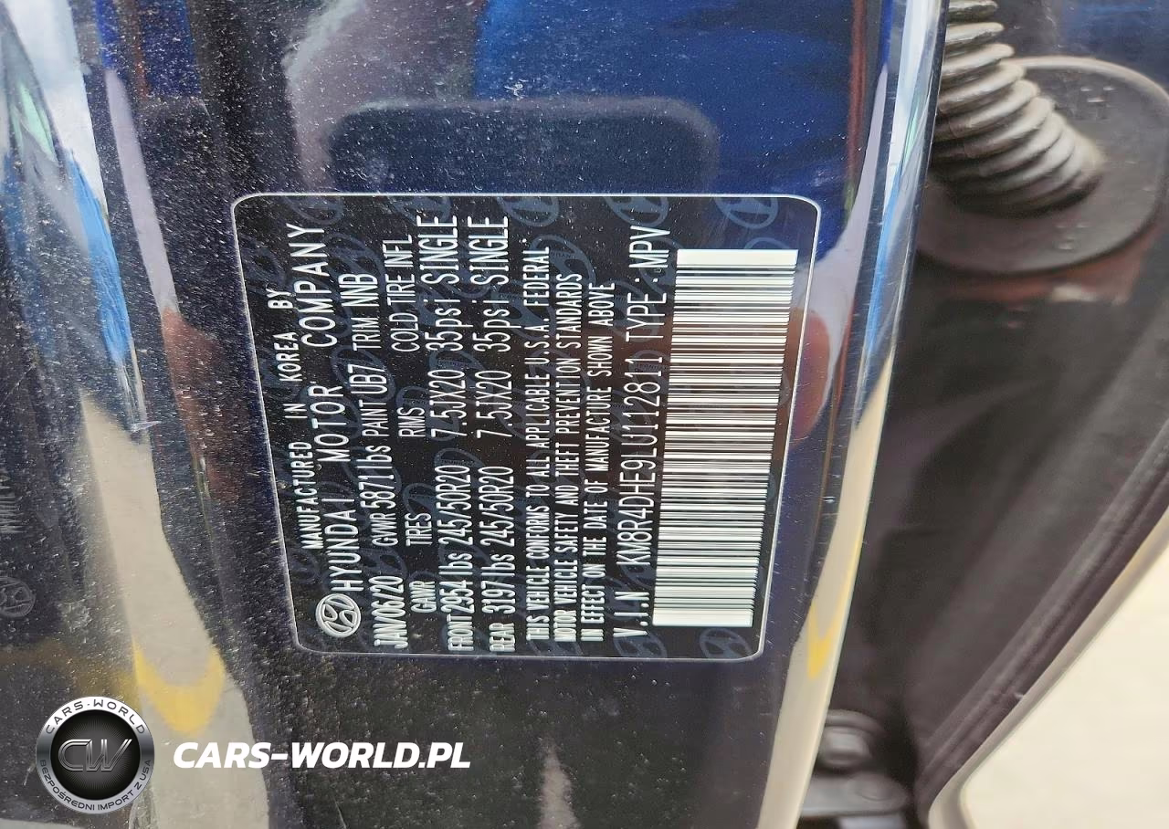 2020 Hyundai Palisade Sel VIN:KM8R4DHE9LU112811 - 13