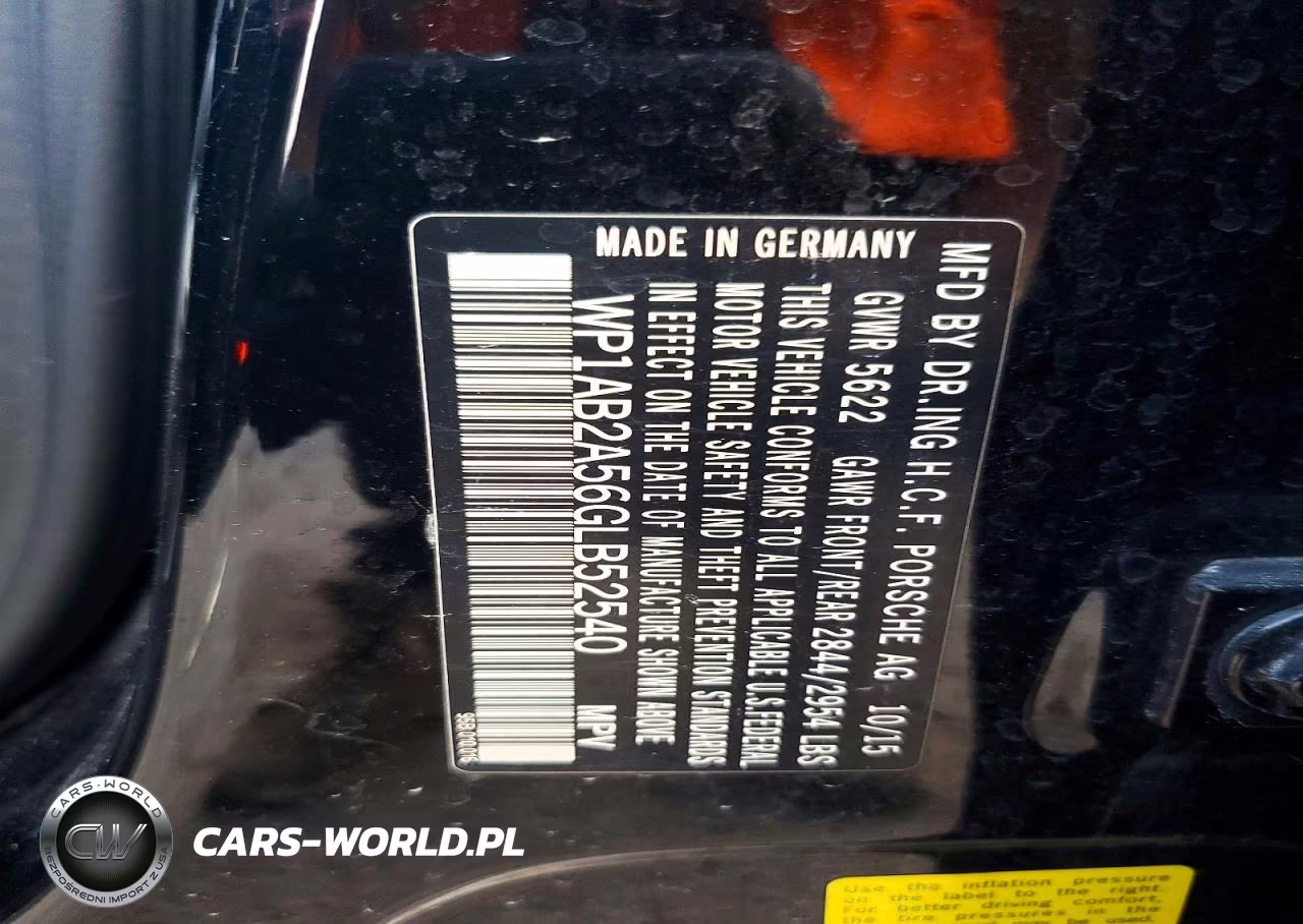 2016 Porsche Macan S VIN:WP1AB2A56GLB52540 - 13