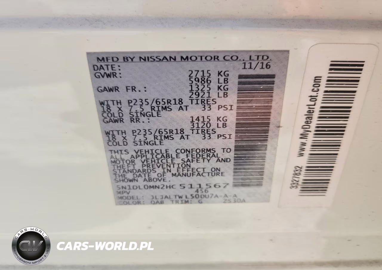 2017 Infiniti Qx60 Base VIN:5N1DL0MN2HC511567 - 12