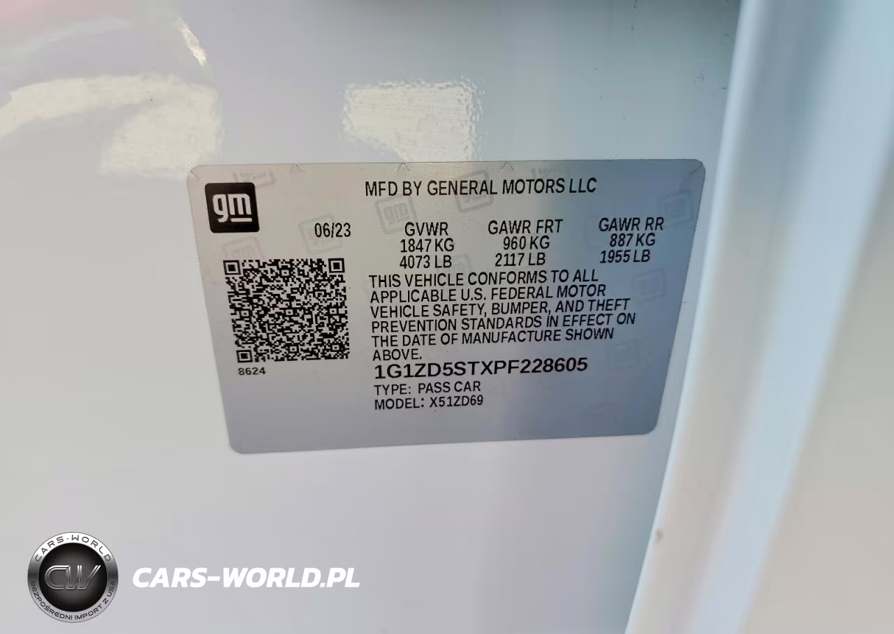 2023 Chevrolet Malibu Lt VIN:1G1ZD5STXPF228605 - 12