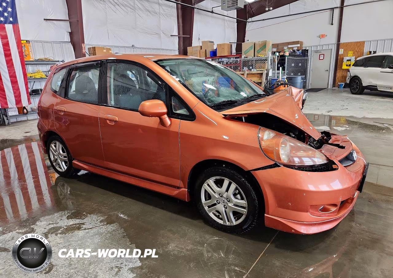 2008 Honda Fit Sport VIN:JHMGD38618S033441 - 4