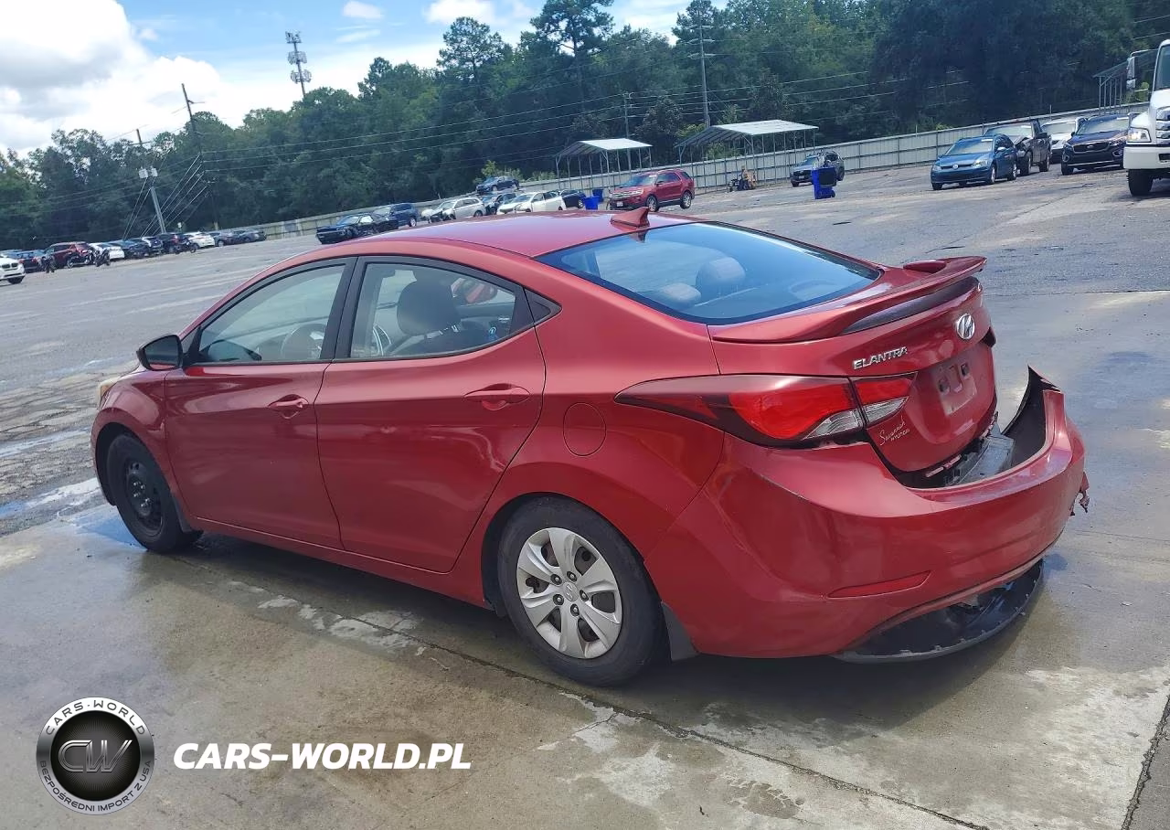 2016 Hyundai Elantra Se VIN:KMHDH4AE1GU600942 - 2