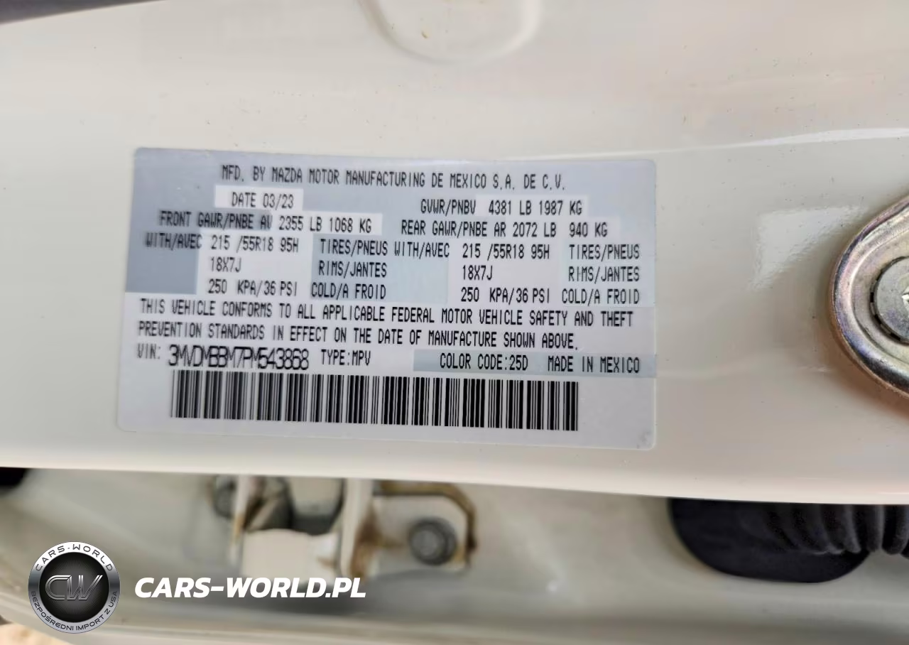 2023 Mazda Cx-30 Select VIN:3MVDMBBM7PM543868 - 13