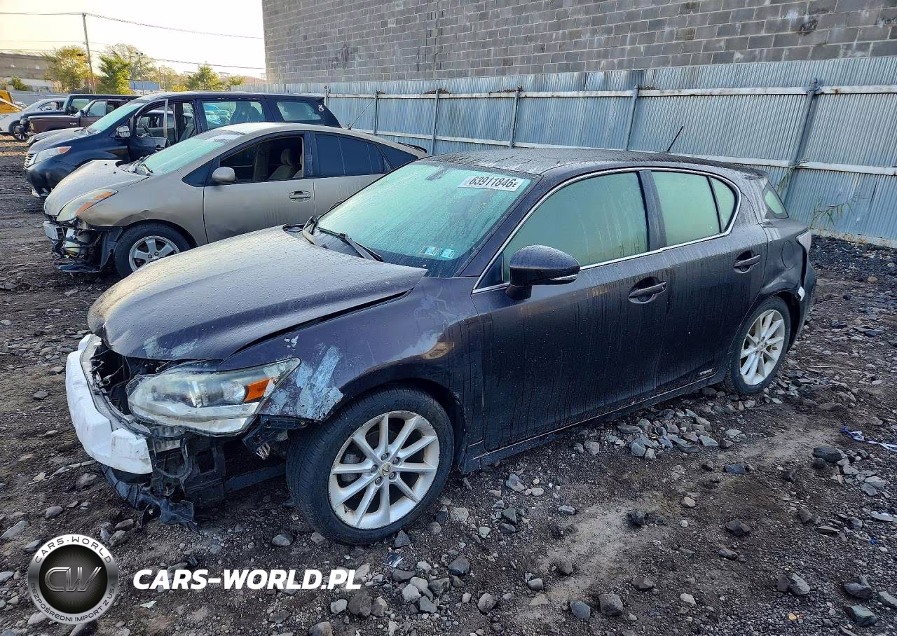 2011 Lexus Ct VIN:JTHKD5BH9B2041424 - 1