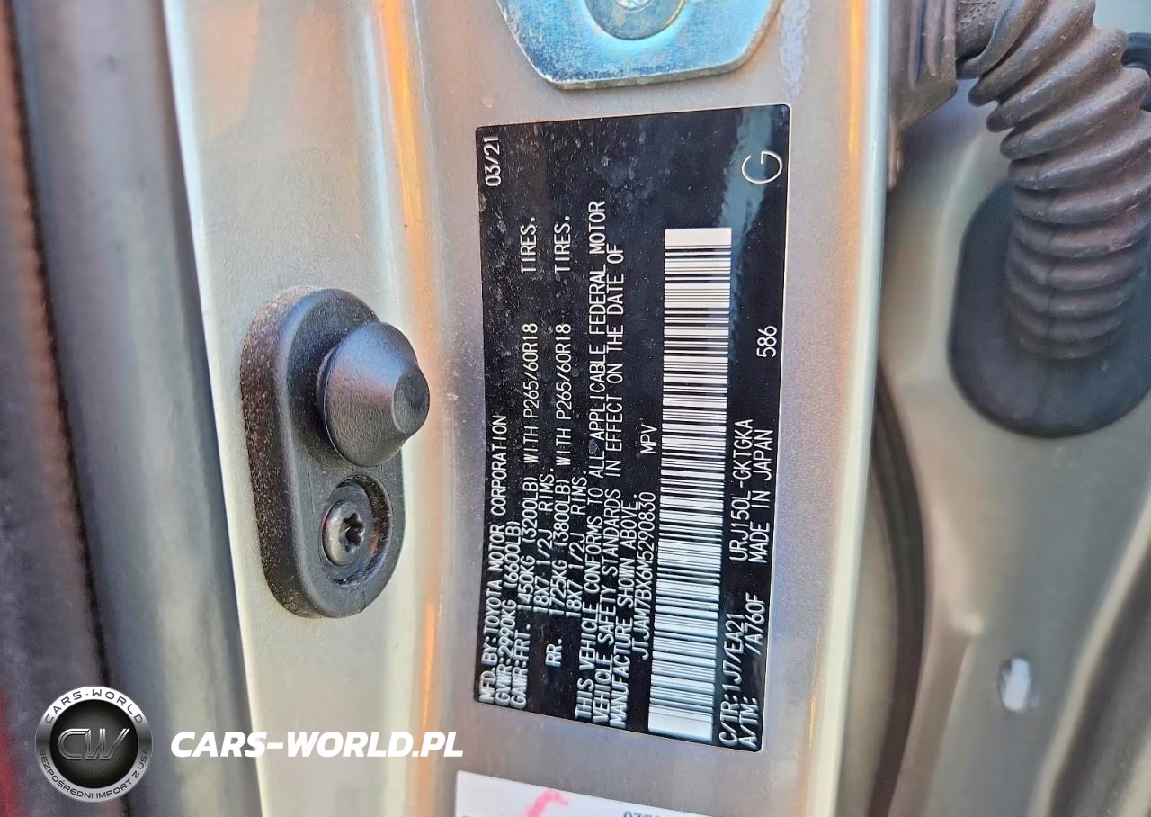 2021 Lexus Gx 460 Premium VIN:JTJAM7BX6M5290830 - 13
