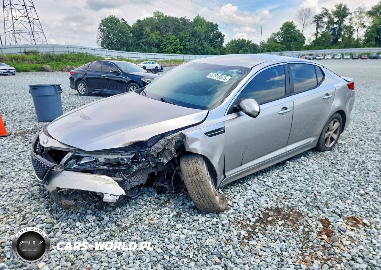 2015 Kia Optima Lx VIN:5XXGM4A73FG471427 - 1
