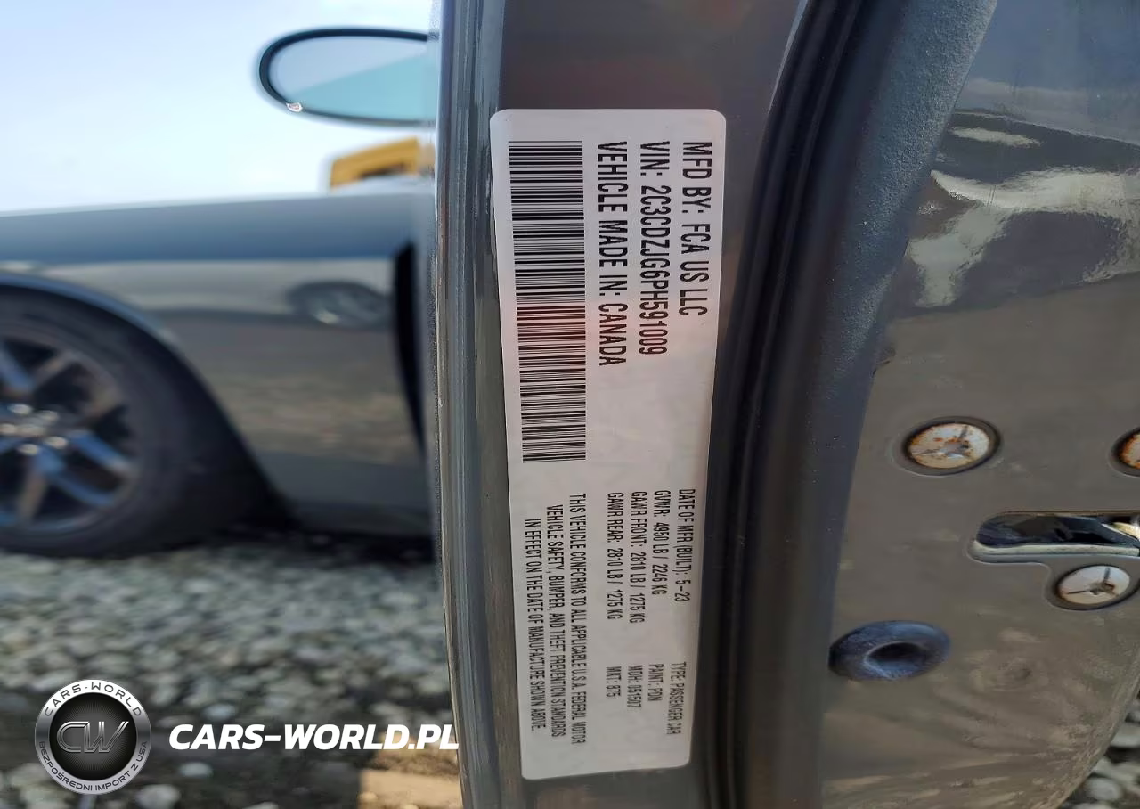 2023 Dodge Challenger Gt VIN:2C3CDZJG6PH591009 - 13