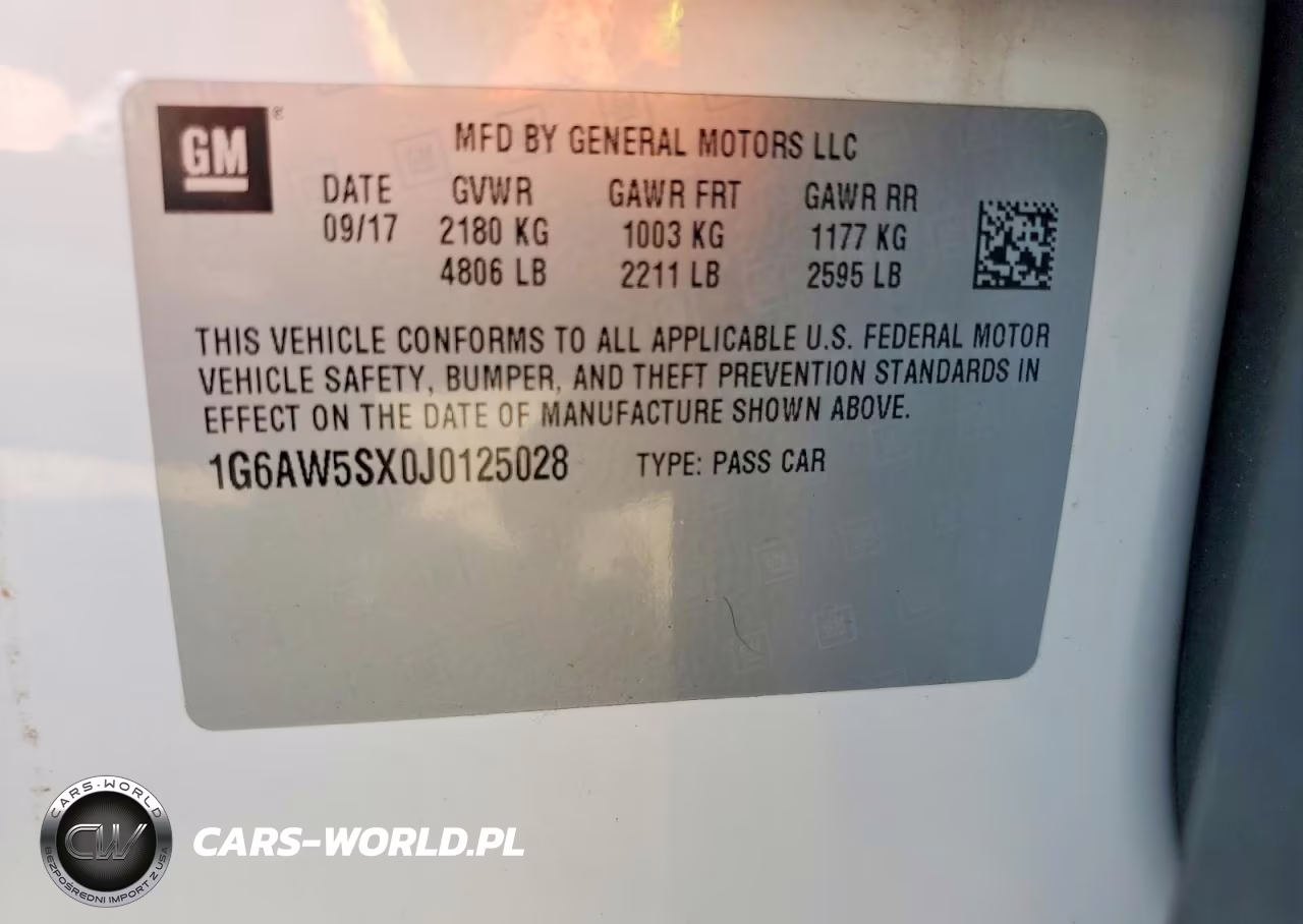 2018 Cadillac Cts VIN:1G6AW5SX0J0125028 - 12
