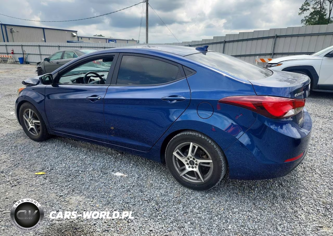 2016 Hyundai Elantra Se VIN:5NPDH4AE6GH779283 - 2